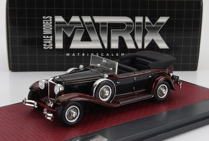 CORD - L-29 PHAETON SEDAN CABRIOLET OPEN 1931 - ZWART-ROOD