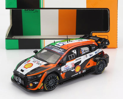 HYUNDAI - i20 N RALLY1 TEAM SHELL MOBIS WRT N 4 RALLY CROATIA 2023 LAPPI ESAPEKKA - JANNE FERM - GREEN BLACK ORANGE