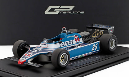 LIGIER - F1  JS17 N 25 2nd DETROIT USA GP 1982 EDDIE CHEEVER - LIGHT BLUE