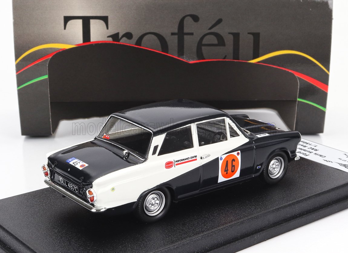 Ford Cortina Lotus No. 46 Chris Sclater Martin Holmes RAC Rally Lombard Night Version 1968 Trofeu 1:43 scale model - image 2