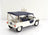 White Citroën AZUR scale model car with navy canopy, showcased by Vroomi for collectors.