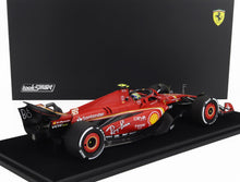 FERRARI | F1  SF-24 TEAM SCUDERIA FERRARI N 38 7th SAUDI ARABIA GP 2024 OLIVER BEARMAN - CON VETRINA - WITH SHOWCASE | BLACK