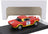 Modellino in scala Fiat Abarth 124 Rally rosso e giallo con livrea Nortti N 3, su base nera — Vroomi