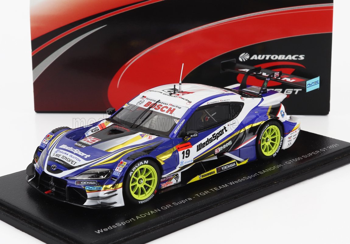 TOYOTA | SUPRA GR TEAM WEDSSPORT BANDOH N 19 GT500 CLASS SUPER GT 2021 YUJI KUNIMOTO - RITOMO MIYATA