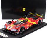 FERRARI | 499P 3.0L TURBO V6 TEAM FERRARI AF CORSE N 50 3. 1000 Meilen SEBRING 2023 ANTONIO FUOCO - MIGUEL MOLINA - NICKLAS NIELSEN