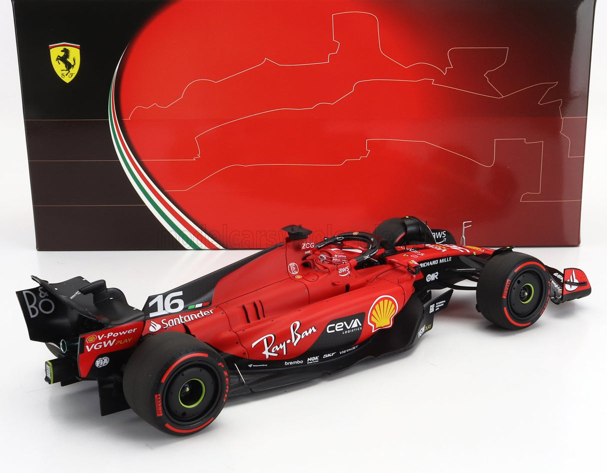 FERRARI | F1 SF-23 TEAM SCUDERIA FERRARI N 16 3° GP BELGIO 2023 CHARLES LECLERC