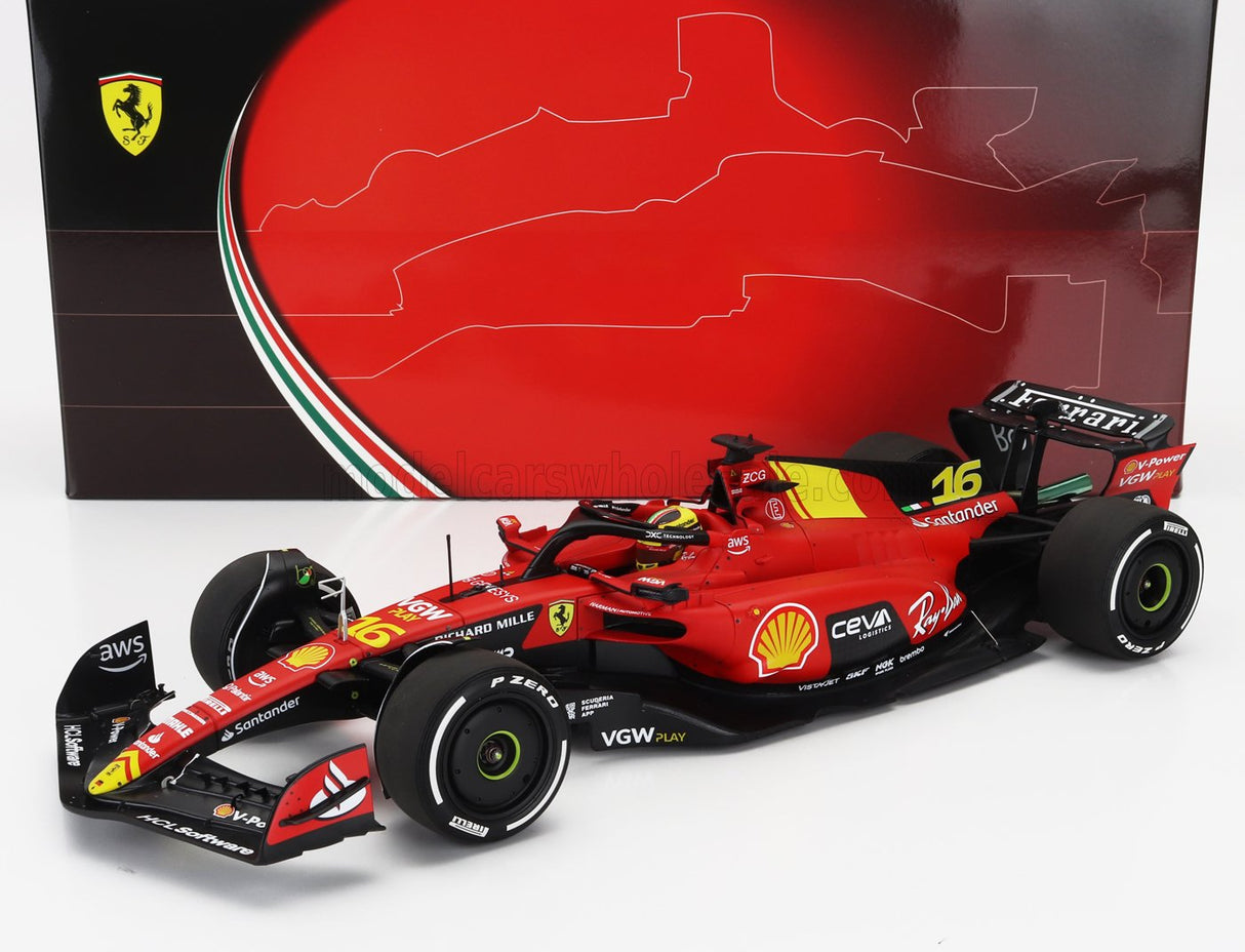 FERRARI | F1 SF-23 TEAM SCUDERIA FERRARI N 16 4° MONZA ITALIA GP 2023 CHARLES LECLERC