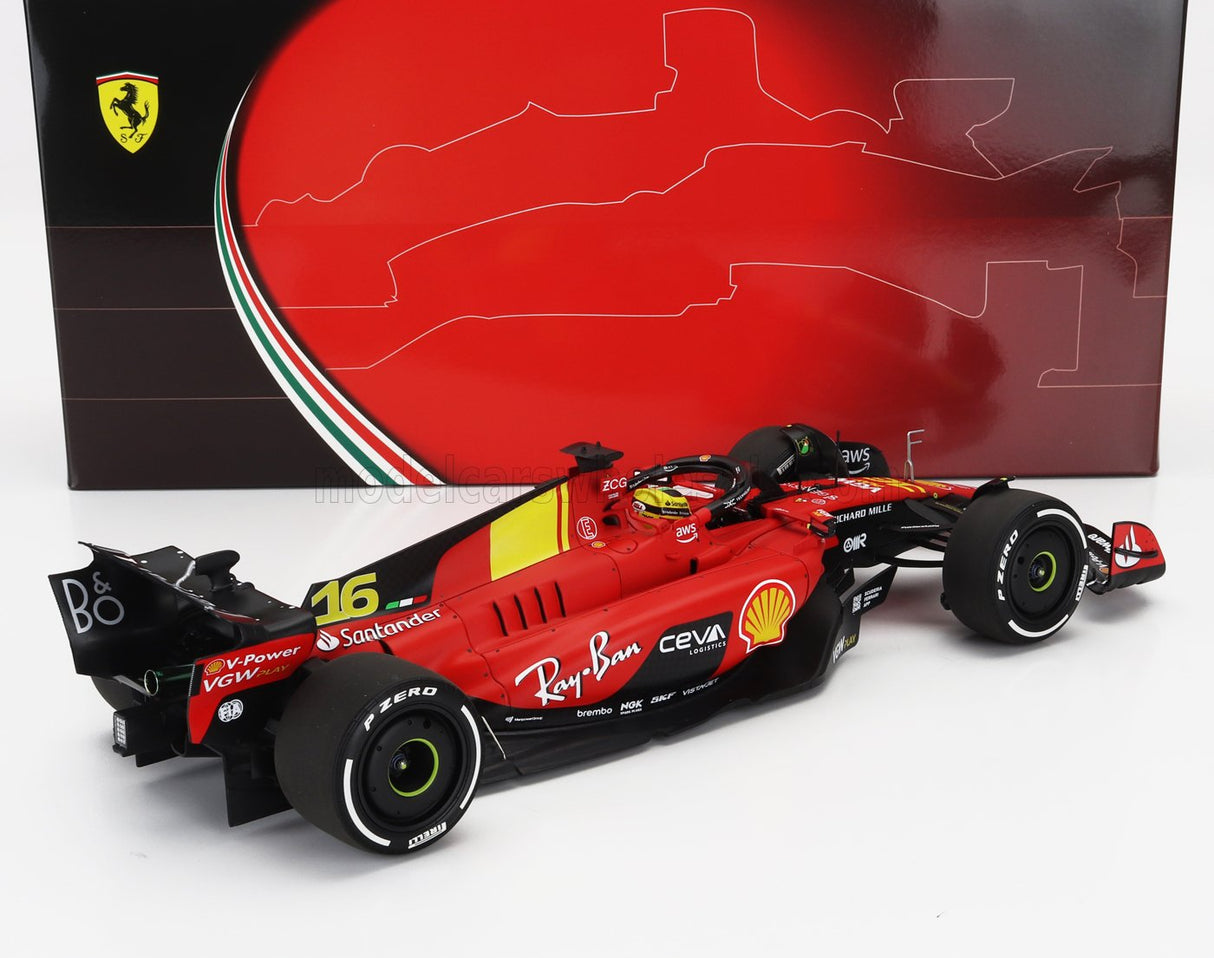 FERRARI | F1 SF-23 TEAM SCUDERIA FERRARI N 16 4° MONZA ITALIA GP 2023 CHARLES LECLERC