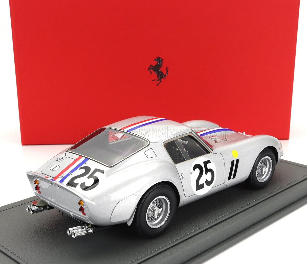 FERRARI | 250 GTO 3.0L V12 COUPE TEAM ECURIE FRANCORCHAMPS N 25 4° 24h LE MANS 1963 LEON DERNIER ELDE - PIERRE DUMAY - CON VETRINA - CON VETRINA