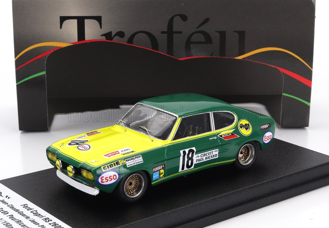 FORD ENGLAND | CAPRI RS 2600 N 18 2x6h PAUL RICARD 1971 JEAN CLAUDE GUERIE - JEAN PIERRE ROUGET