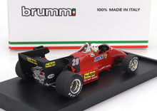 FERRARI - F1 126C4 N 28 GP DEL BELGIO 1984 RENE ARNOUX - CON FIGURINA DEL PILOTA - ROSSO NERO