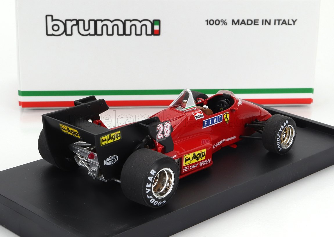 Ferrari F1 126C4 No. 28 René Arnoux Belgium GP 1984 Brumm 1:43 scale model - image 2