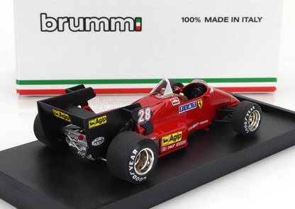 FERRARI - F1 126C4 N 28 GP DEL BELGIO 1984 RENE ARNOUX - ROSSO NERO