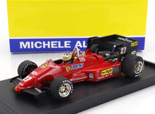 FERRARI - F1 126C4 N 27 WINNER BELGIUM GP 1984 MICHELE ALBORETO - WITH DRIVER FIGURE - RED BLACK