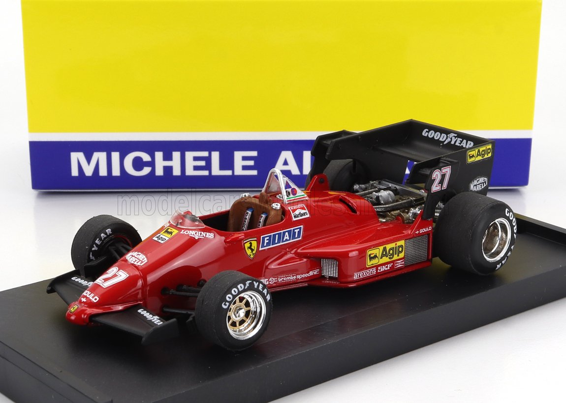 Ferrari F1 126C4 No. 27 Michele Alboreto Winner Belgium GP 1984 Brumm 1:43 scale model