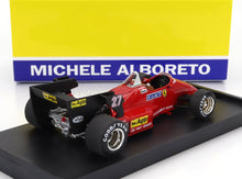 FERRARI - F1 126C4 N 27 WINNER BELGIUM GP 1984 MICHELE ALBORETO - RED BLACK