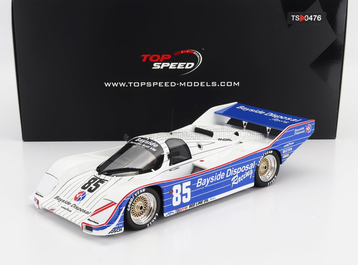 PORSCHE | 962 2.8L TURBO N 85 TEAM BUD BAYSIDE DISPOSAL RACING WINNER IMSA 300km LAGUNA SECA 1987 KLAUS LUDWIG