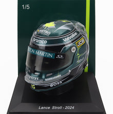 STILO-HELM – F1  CASCO-HELM LANCE STROLL TEAM ASTON MARTIN ARAMCO COGNIZANT N 18 SAISON 2024 – GRÜN