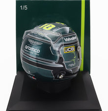 STILO-HELM – F1  CASCO-HELM LANCE STROLL TEAM ASTON MARTIN ARAMCO COGNIZANT N 18 SAISON 2024 – GRÜN