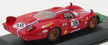 ALFA ROMEO - 33.2 LM N 38 LE MANS 1969 GOSSELIN - BURGOIGNI - ROSSO