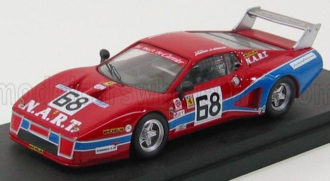 FERRARI - 512BB LM 4.9L TEAM N.A.R.T N 68 24h DAYTONA 1979 BOB TULLIUS - JEAN PIERRE DELAUNAY - PAT BEDARD - RED BLUE - Vroomi