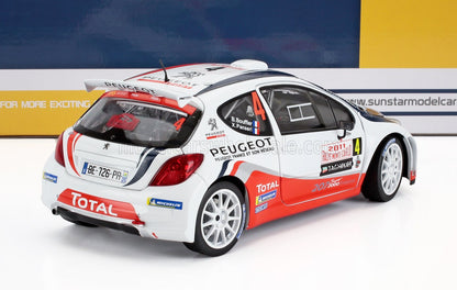 Peugeot 207 S2000 Rally Monte Carlo 1/18 scale model car collectible, available at Vroomi