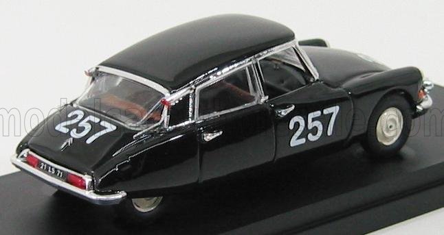 Citroën DS19 No. 257 About Bourillot Mille Miglia 1957 Black Rio Models 1:43 scale model - image 2