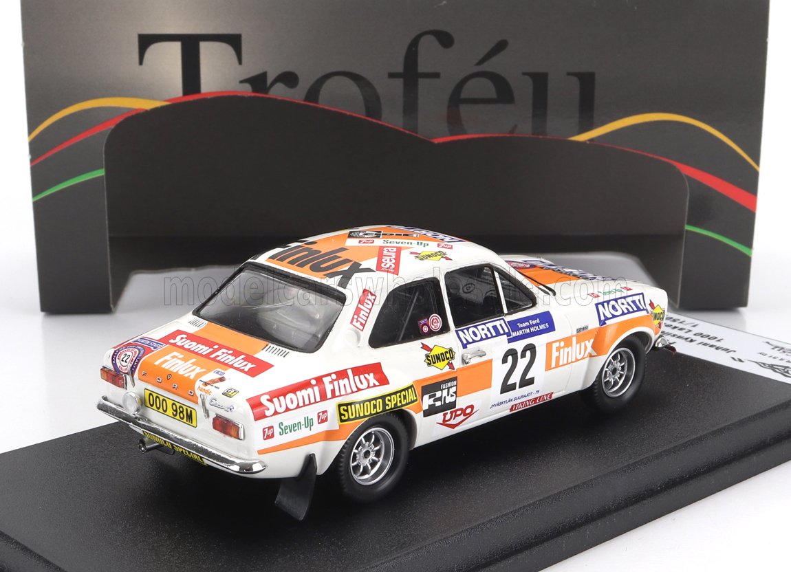 FORD ENGLAND | ESCORT MKI (night version) N 22 RALLY 1000 LAKES 1975 JUHANI KYNSILEHTO - MARTIN HOLMES