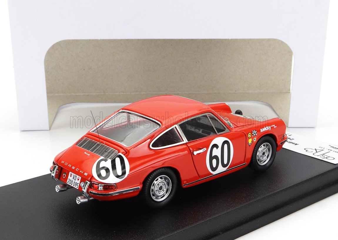 PORSCHE - 911S COUPE TEAM FARJON N 60 24h LE MANS 1967 ANDRE WICKY - PHILIPPE FARJON - ORANGE