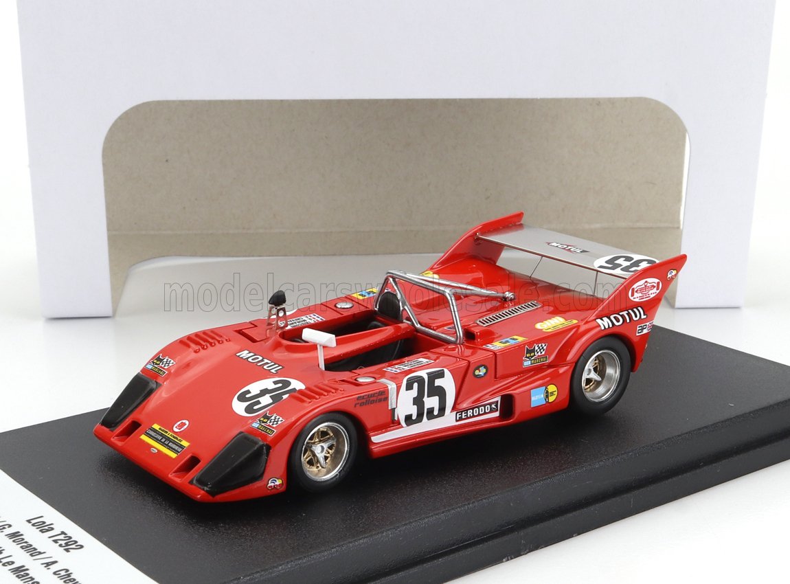LOLA | T292 TEAM GEORGE MORAND N 35 WINNER CLASS 24h LE MANS 1976 FRANCOIS TRISCONI - GEORGES MORAND - ANDRE CHEVALLEY