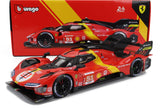 FERRARI | 499P 3.0L TURBO V6 TEAM FERRARI AF CORSE N 51 VINCITORE 24h LE MANS 2023 ALESSANDRO PIER GUIDI - JAMES CALADO - ANTONIO GIOVINAZZI
