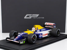 WILLIAMS - F1  FW14B RENAULT N 5 WORLD CHAMPION POLE POSTITION FASTEST LAP AND WINNER BRITISH GP (with pilot figure) 1992 NIGEL MANSELL - BLUE YELLOW WHITE