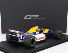 WILLIAMS - F1  FW14B RENAULT N 5 WORLD CHAMPION POLE POSITION FASTEST LAP AND WINNER BRITISH GP 1992 NIGEL MANSELL - BLUE YELLOW WHITE
