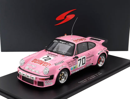 PORSCHE - 911 934 3.0L TURBO TEAM PERRIER N 70 24h LE MANS 1981 THIERRY PERRIER - VALENTIN BERTAPELLE - BERNARD SALAM - PINK