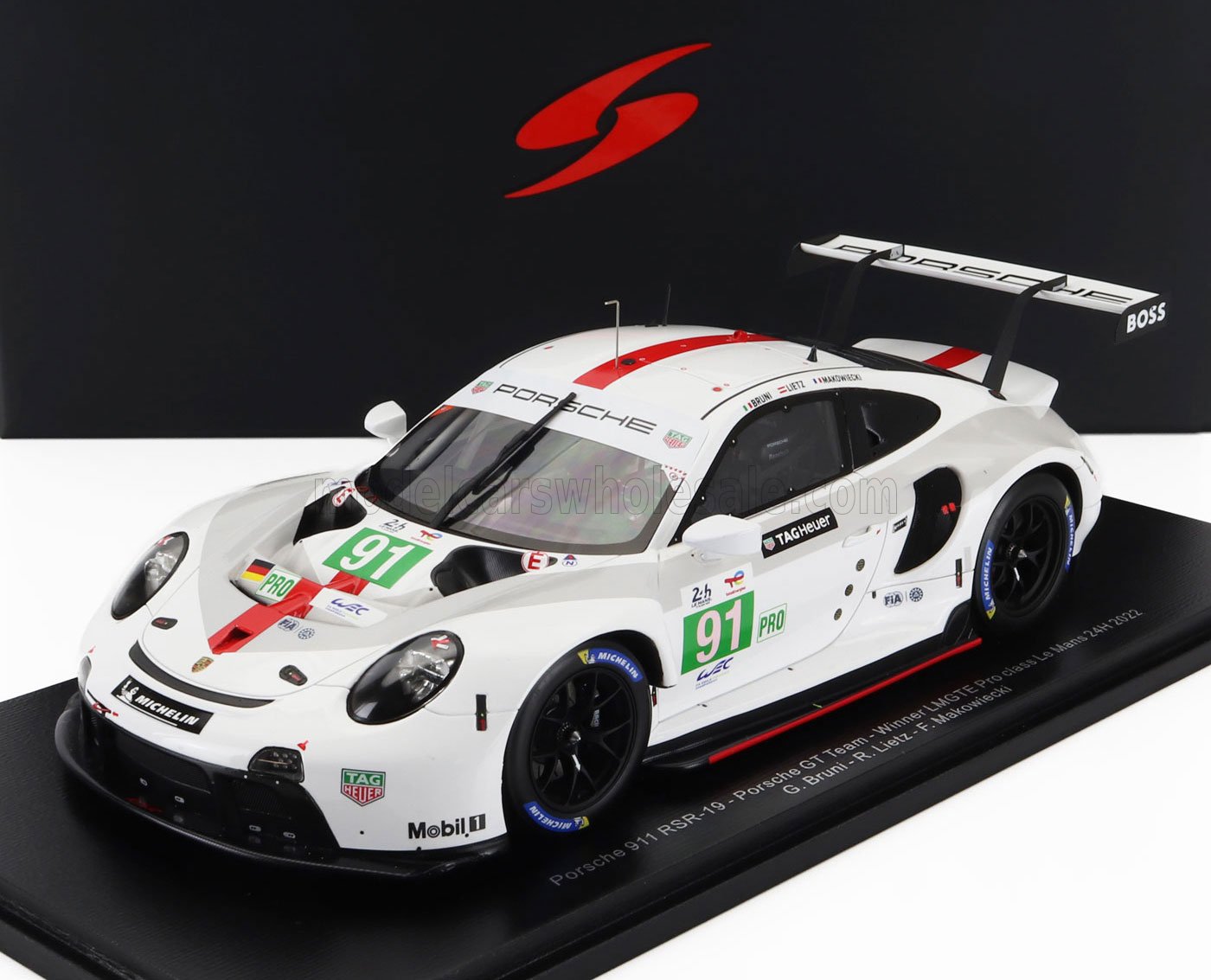 PORSCHE | 911 991-2 4.2L TEAM PORSCHE GT N 91 WINNER LMGTE PRO CLASS 24h LE MANS 2022 GIANMARIA BRUNI - RICHARD LIETZ - FREDERIC MAKOWIECKI