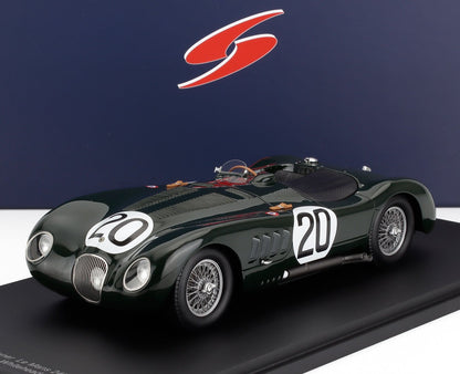 JAGUAR - XK 120C 3.4L TEAM PETER WALKER N 20 WINNER 24h LE MANS 1951 PETER WALKER - PETER WHITEHEAD - BRITISH RACING GREEN