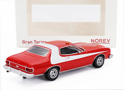 Modelo de carro Ford vermelho e branco do filme «Gran Torino», da Norev, disponível na plataforma Vroomi