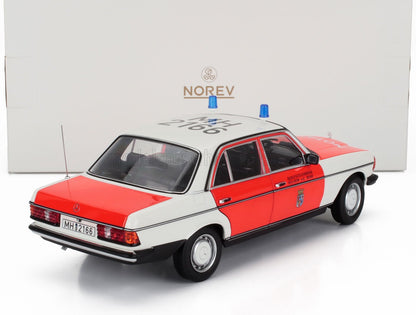 MERCEDES BENZ - CLASSE E 200E (W123) AMBULANZA PER MEDICI 1984 - ROSSO BIANCO
