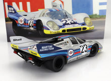 PORSCHE - 917K 4.9L TEAM MARTINI RACING N 23 1000km SPA 1971 HELMUT MARKO - GIJS VAN LENNEP - SILVER RED BLUE YELLOW