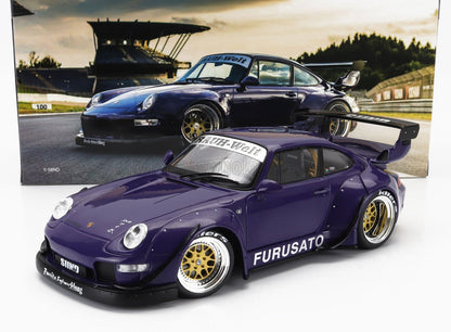 PORSCHE - 911 993 RWB RAUH-WELT FURUSATO SIDNEY HOFFMANN COUPÉ 1995 - MORADO