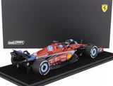 FERRARI | F1 SF-24 TEAM SCUDERIA FERRARI N 16 3. MIAMI GP 2024 CHARLES LECLERC - CON VETRINA - MIT SCHAUKASTEN