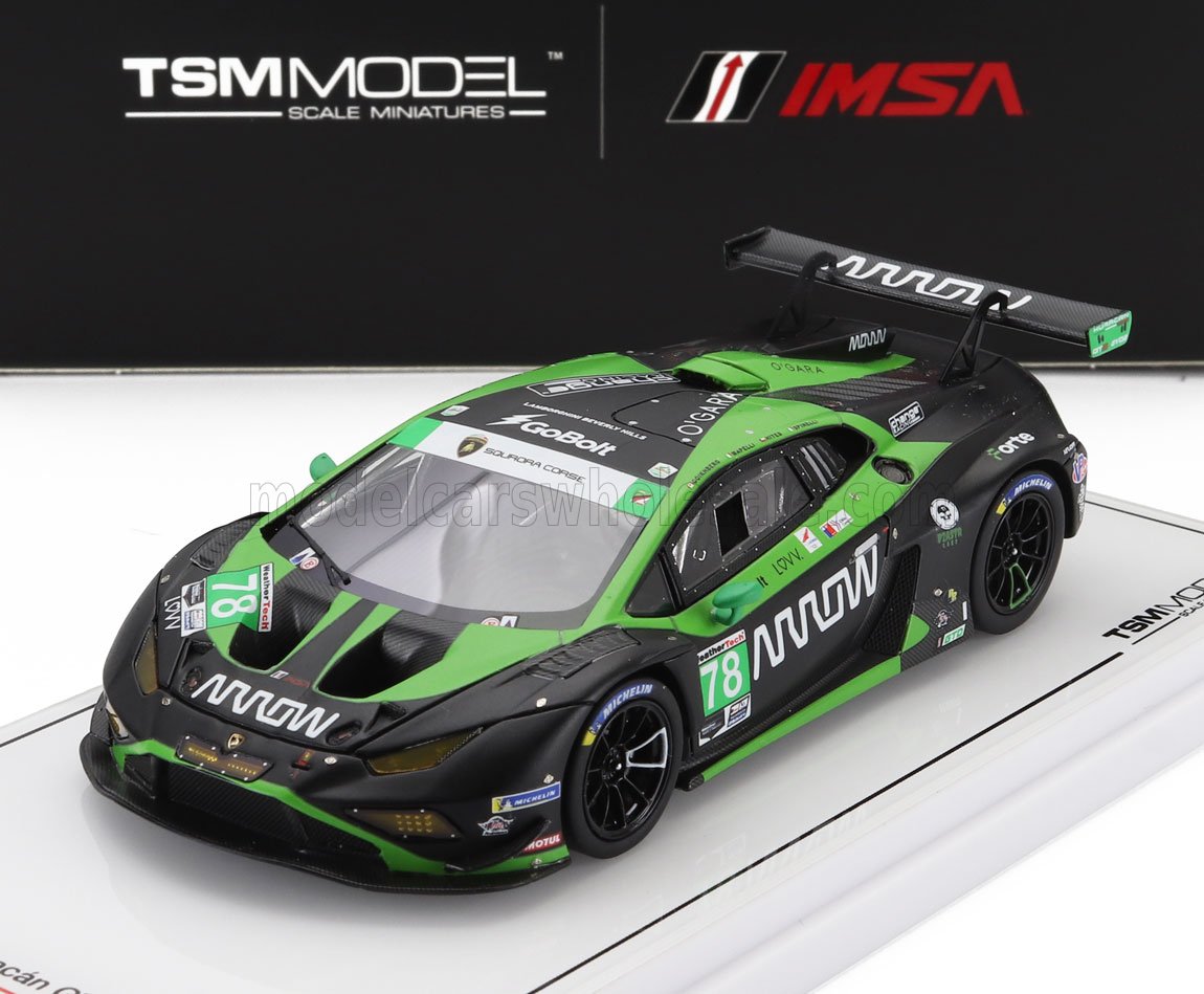LAMBORGHINI | HURACAN GT3 EVO2 TEAM FORTE RACING N 78 24h DAYTONA 2023 MARCO MAPELLI - LORIS SPINELLI - BENJAMIN HITES - MISHA GOIKHBERG