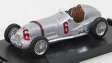 MERCEDES BENZ - F1 W125 N 6 1937 - SILVER Scale model car on Vroomi