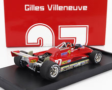 FERRARI - F1 126C2 N 27 GP DEL BRASILE 1982 GILLES VILLENEUVE - CON FIGURINA DEL PILOTA - ROSSO