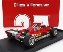 FERRARI - F1 126C2 N 27 2° GP DI SAN MARINO IMOLA 1982 GILLES VILLENEUVE - CON FIGURINA DEL PILOTA - ROSSO