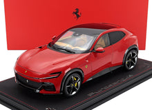 FERRARI - PUROSANGUE SUV PANORAMIC ROOF 2022 - CON VETRINA - WITH SHOWCASE - ROSSO CORSA - RED