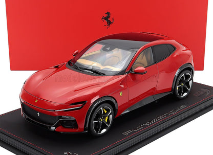 FERRARI - PUROSANGUE SUV PANORAMIC ROOF 2022 - CON VETRINA - WITH SHOWCASE - ROSSO CORSA - RED