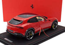 FERRARI - PUROSANGUE SUV PANORAMIC ROOF 2022 - CON VETRINA - WITH SHOWCASE - ROSSO CORSA - RED