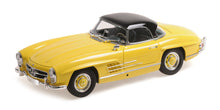 MERCEDES BENZ 300 SL ROADSTER (W198) YELLOW WITH HARDTOP 1958