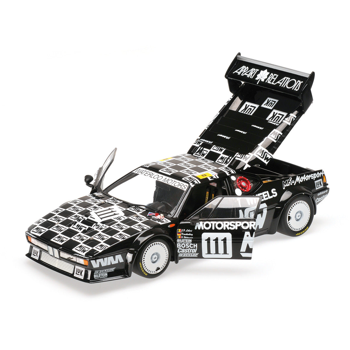 BMW M1 MK MOTORSPORT WITMEUR KRANKENBERG LIBERT 24H LE MANS 1986